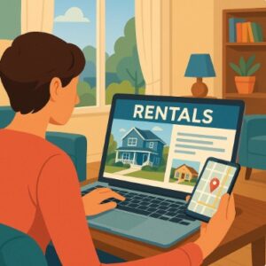 tenant searching for a new rental by a professional property management company in Beaverton, Oregon. 